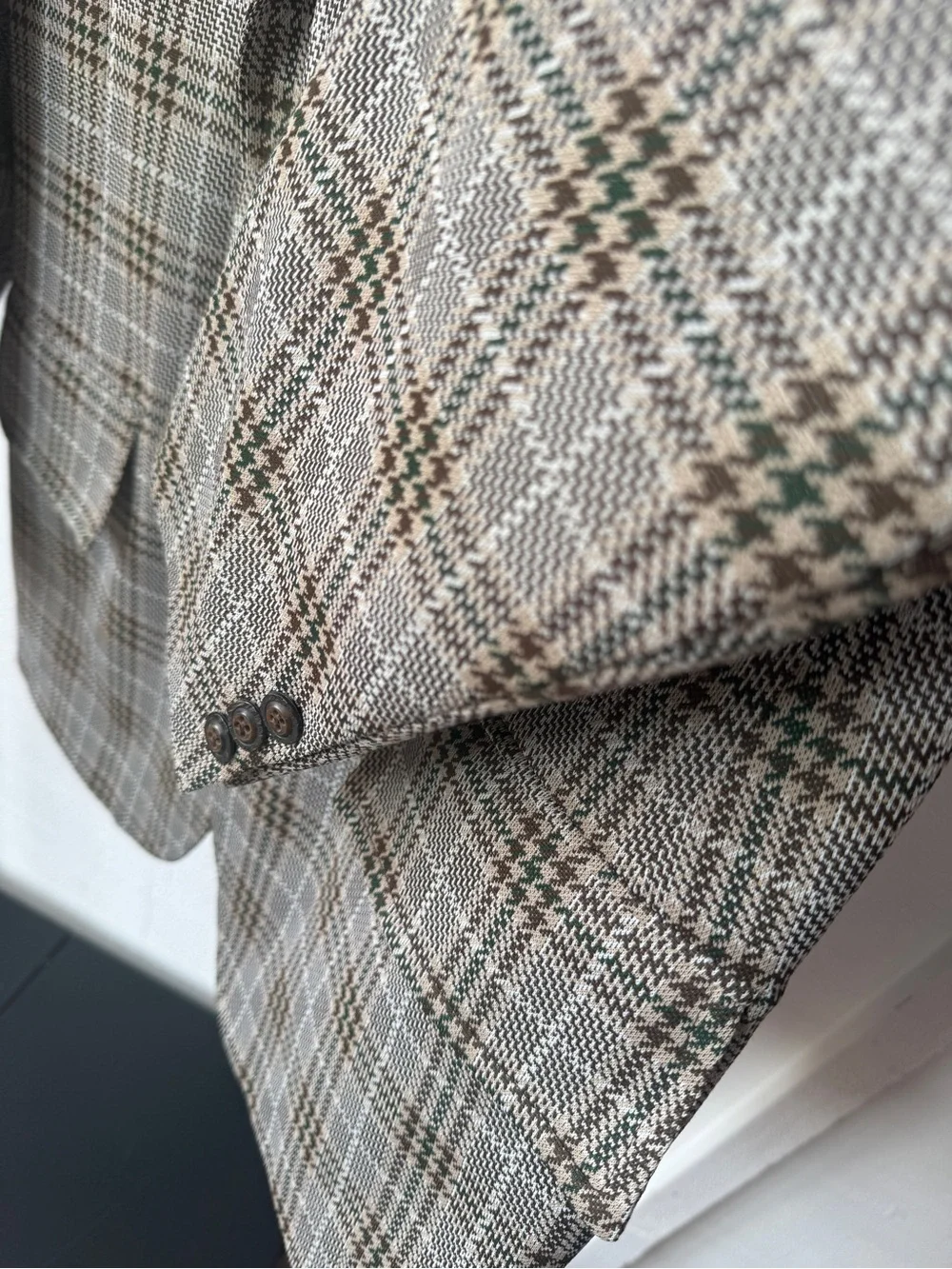 VTG Men's Sport Coat | Late 70s | Glen Plaid | Anders Clothing for Men | 38R